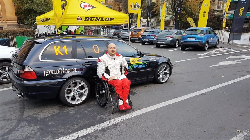 The first wheelchair user in Romania to have a pilot license!