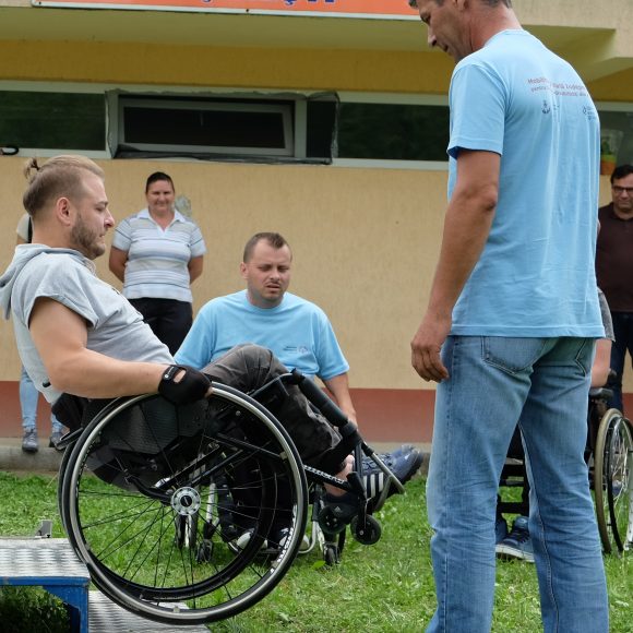 Vizitatori la Caravana Mobilității: Marian