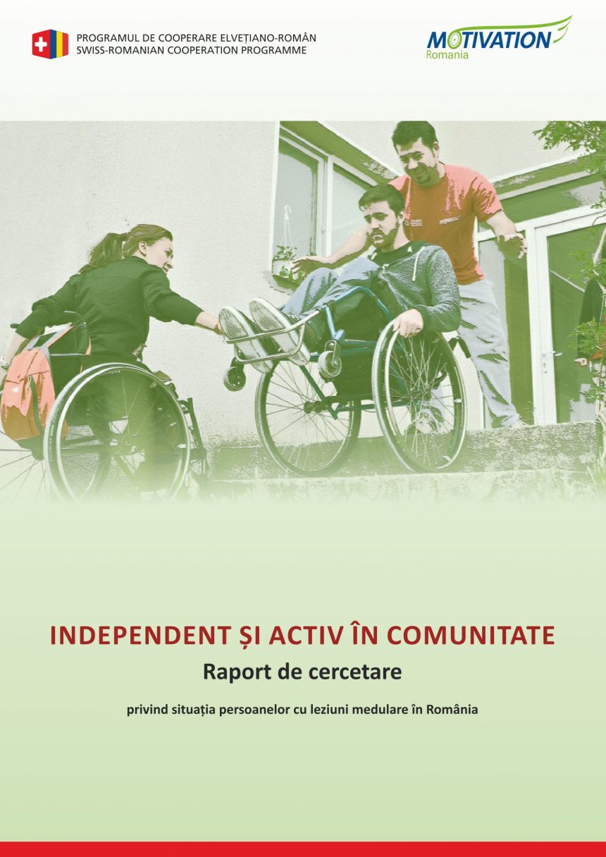 Comunicat de presă: Lansarea raportului de cercetare „INDEPENDENT ȘI ACTIV ÎN COMUNITATE” privind situația persoanelor cu leziuni medulare în România