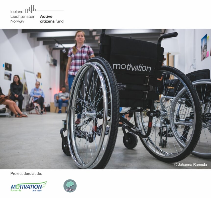 „Advocacy pentru accesul în comunitate al utilizatorilor de scaun rulant” promovează drepturile persoanelor cu mobilitate redusă  pe plan local și național