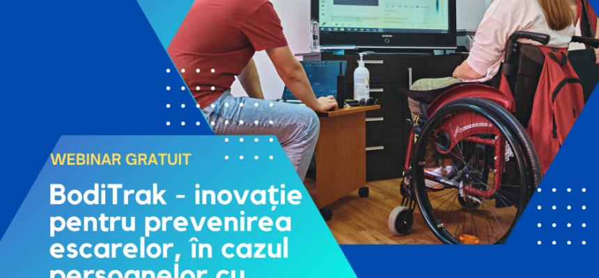 Webinar gratuit pentru specialiști:  BodiTrak – sistemul inovator pentru prevenirea escarelor și a deformărilor posturale
