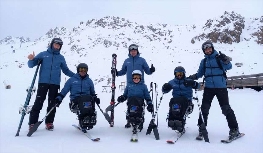 #TeamMotivation la tabăra internațională de schi adaptat