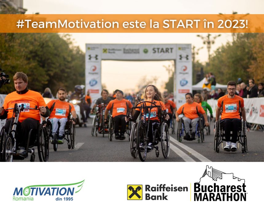 #TeamMotivation este la START la Raiffeisen Bank Bucharest Marathon 2023!