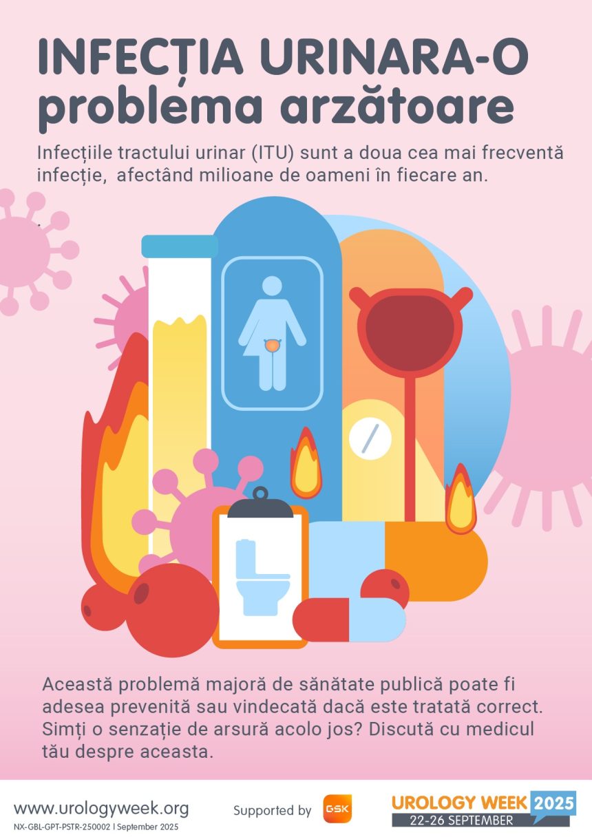 Fundația Motivation România și Evomed se alătură inițiativei Săptămâna Urologiei
