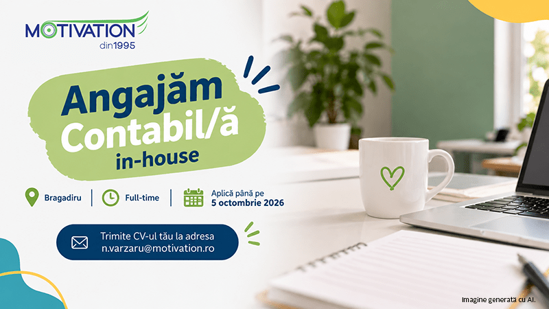 Angajăm Contabil/ă in-house Angajăm Contabil/ă in-house