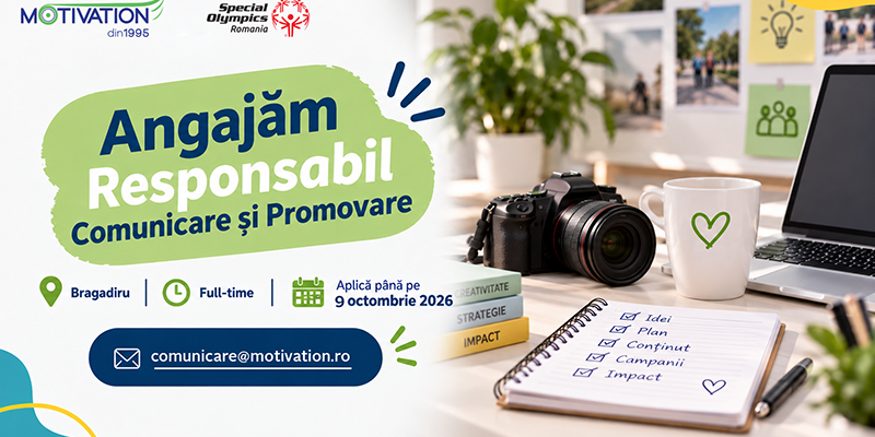 Căutăm coleg/ă Responsabil Comunicare și Promovare Căutăm coleg/ă Responsabil Comunicare și Promovare