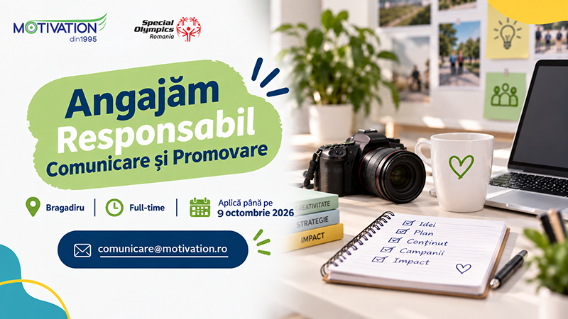 Căutăm coleg/ă Responsabil Comunicare și Promovare Căutăm coleg/ă Responsabil Comunicare și Promovare